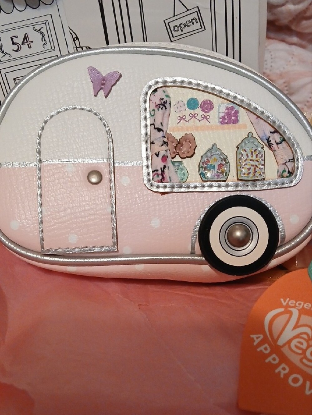 Vendula London Pink Caravan Coin Purse - Picture 2 of 5